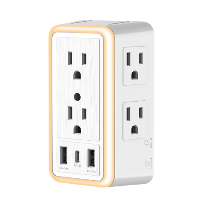 USA Converter Socket with Light