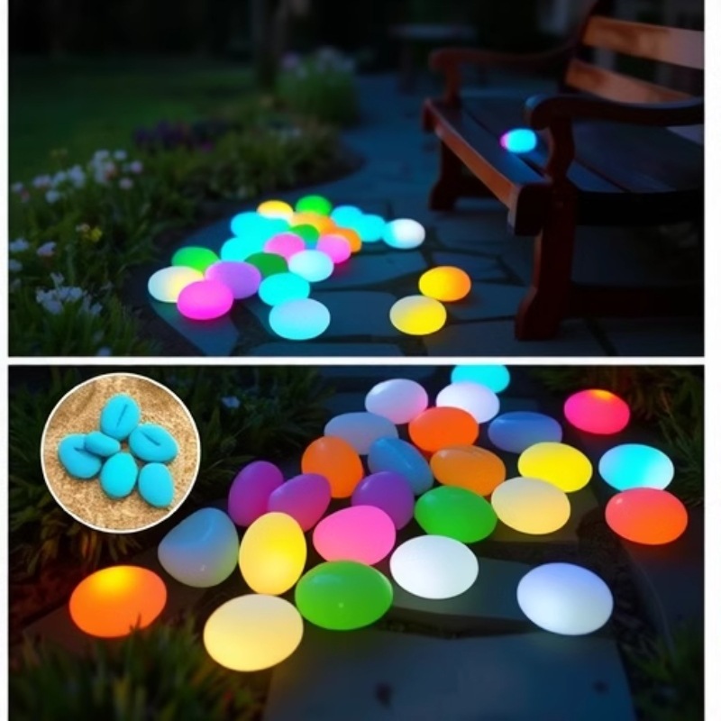 50pcs of Mixed Color Glow Stone