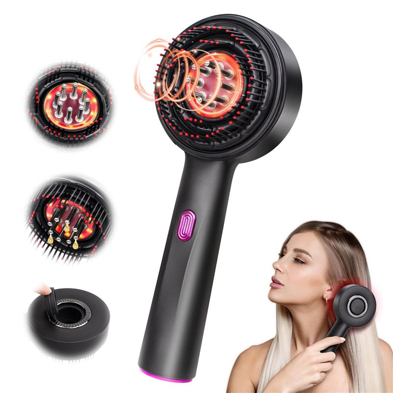 Scalp Massager Comb (red light)